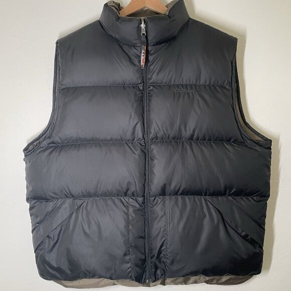 L.L. Bean Other - Vintage LL Bean Black Puffer Vest Zip Up Goose Down Men’s XL Gorpcore CREW